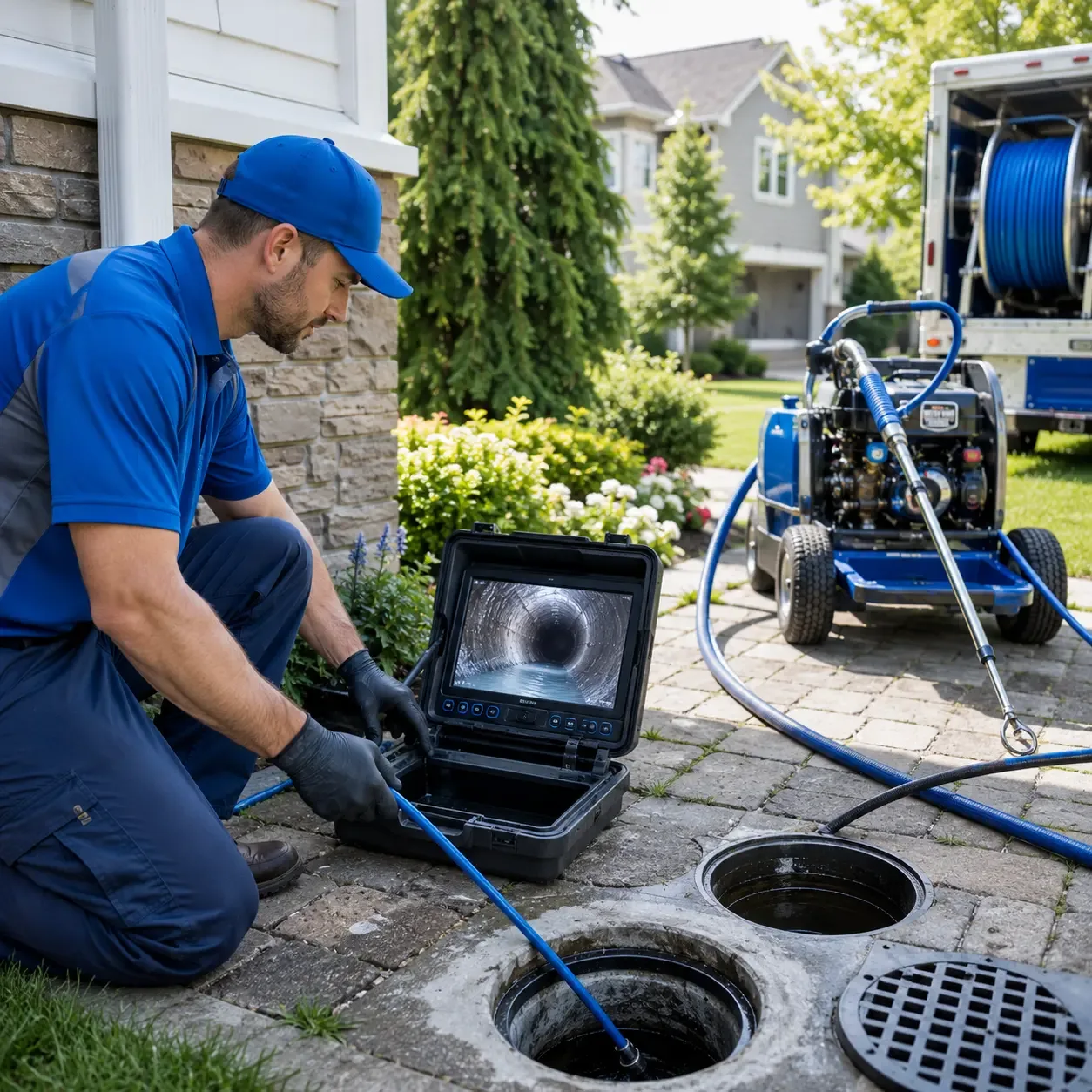Outdoor drain cleaning professionals serving Crane, TX